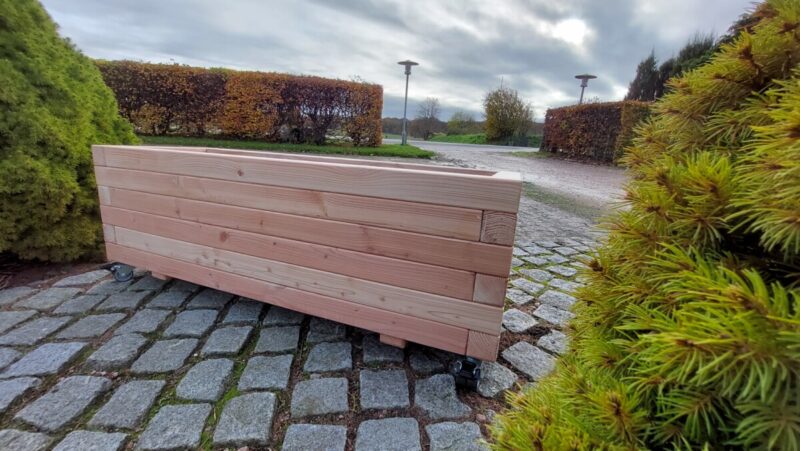 Plantekasse Brokk 120x40x36cm, Lærk/Olieret - Billede 10
