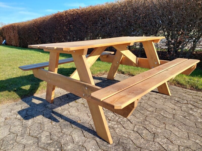Børnbordbænkesæt Vidar, Natur, 120cm - Billede 3