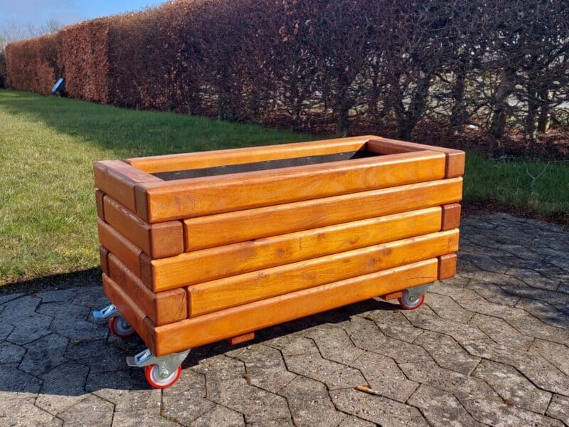 Plantekasser Hjalmar 90x40x48cm, Robinie/Teak - Billede 2