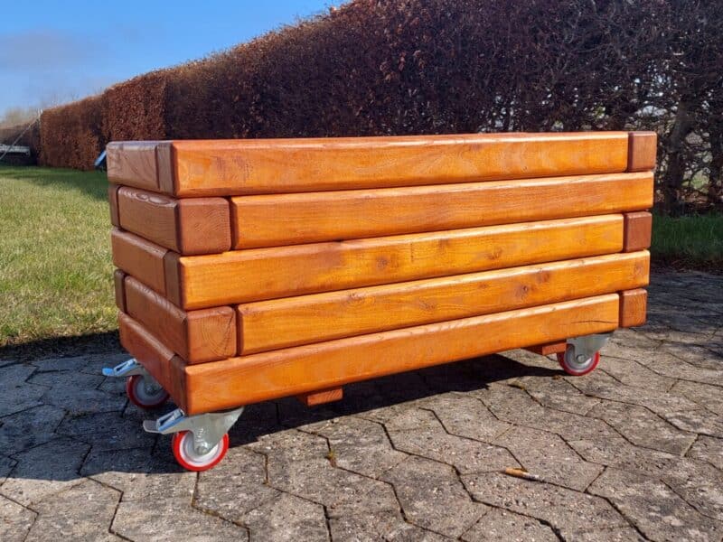 Plantekasser Hjalmar 90x40x48cm, Robinie/Teak