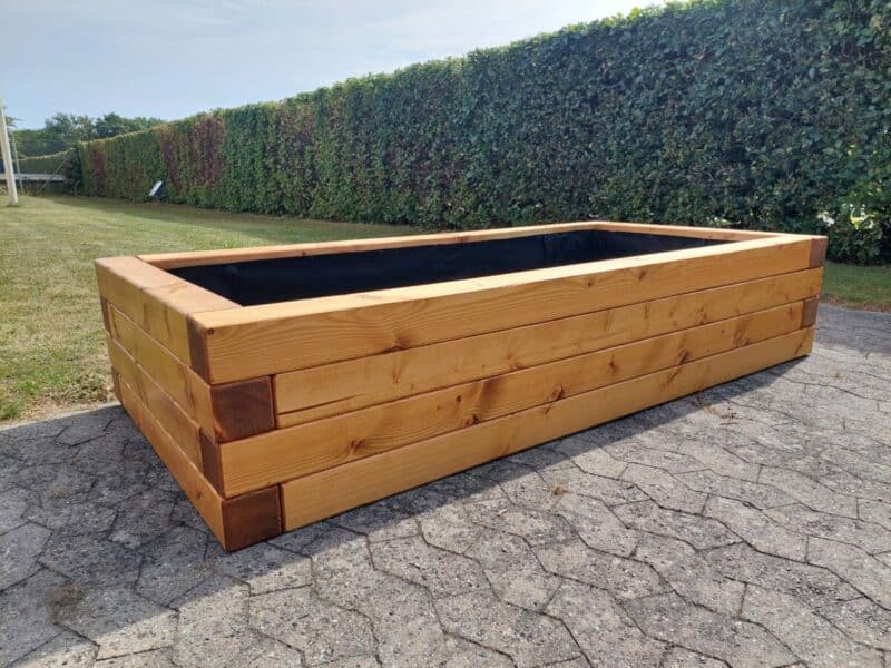 Højbede Mjølner 195x90x40cm, Natur eller Olieret - Billede 9