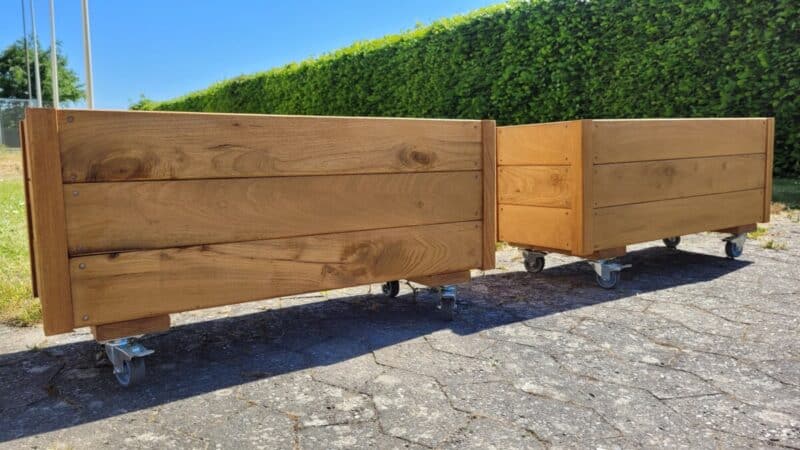 Vores Bestseller Plantekasse Eivind 60 -100x30x30cm, Robinie - Billede 3