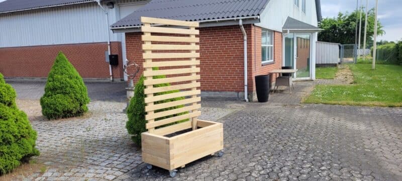 Plantekasse Hjalmar 100x50x36cm med espalier - Billede 2