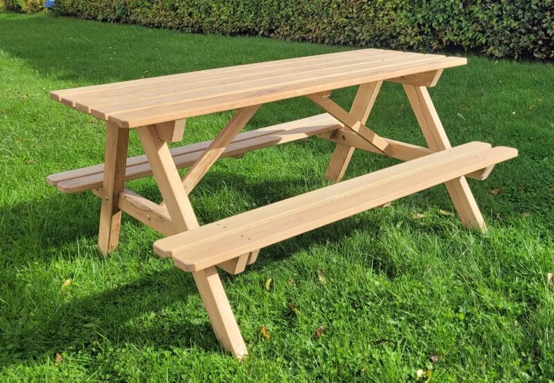 Børnbordbænkesæt Vidar 120cm, Robinie/Natur