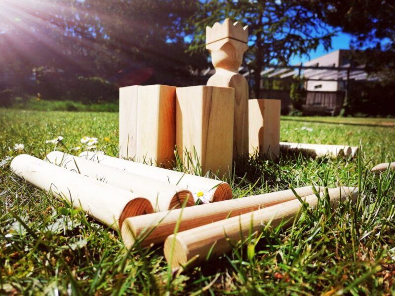 Kubb - Vikingespiel, Kongespiel, Robinietræ, Helt unik
