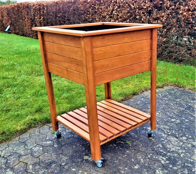 Plantebox Gorm, Robinie/Natur eller behandlet, 80x80cm,