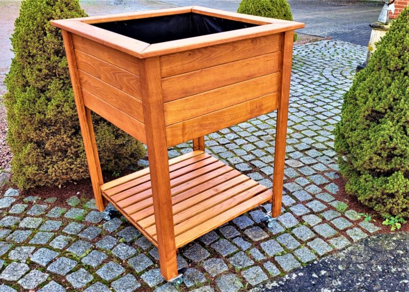 Plantebox Gorm, Robinie/Natur eller behandlet, 80x80cm, - Billede 3