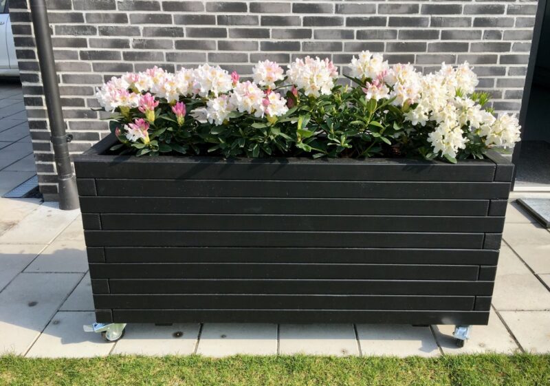 Plantekasse Odin 120x40x60cm Eg/Sort - Billede 2
