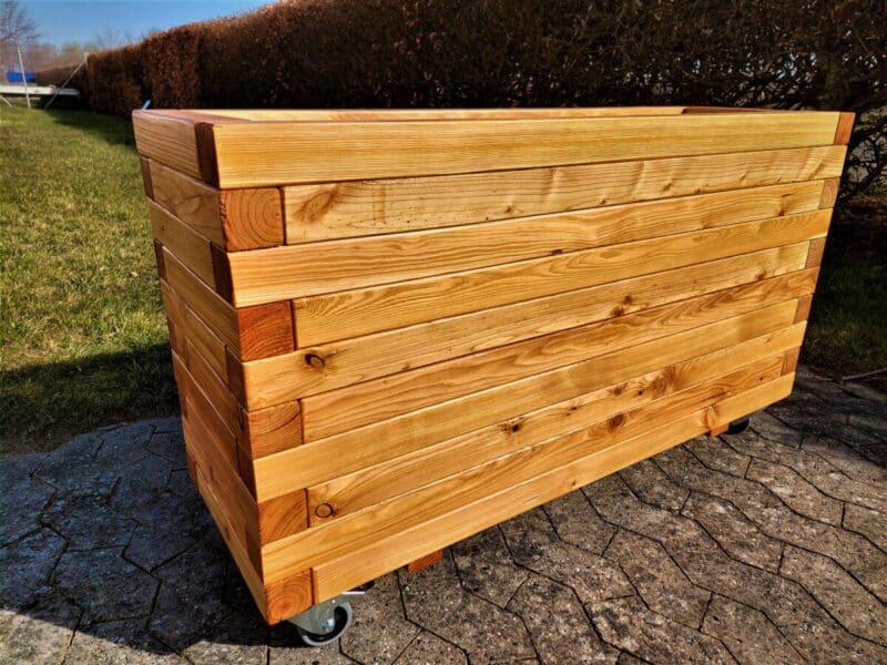 Plantekasse Brokk 120x40x60cm, Lærk, Natur eller behandlet,