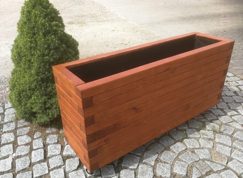 Plantekasse Brokk 160x40x60cm, Lærk/Flere farver