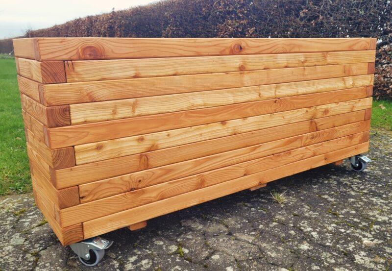 Plantekasse Brokk 180x40x60cm, Flere farver, På hjul - Billede 3