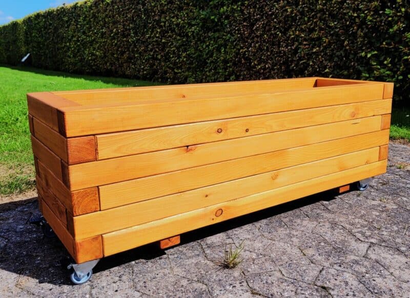 Plantekasse Brokk 120x40x36cm, Lærk/Olieret