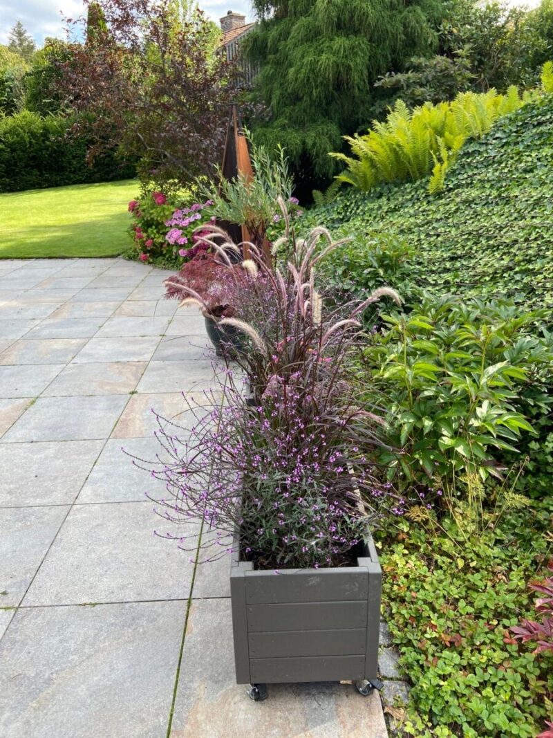 Plantekasse EivindPlus 80x40x40cm, Robinie/Sort - Billede 8