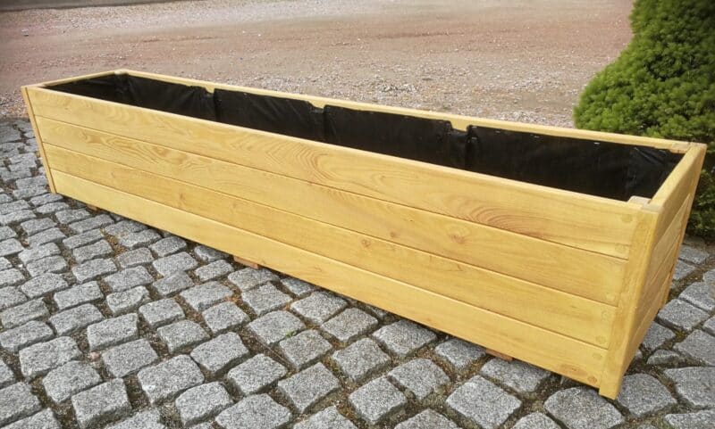 Plantekasse Eivind 30x30x40, Robinie, Natur eller Behandlet - Billede 2