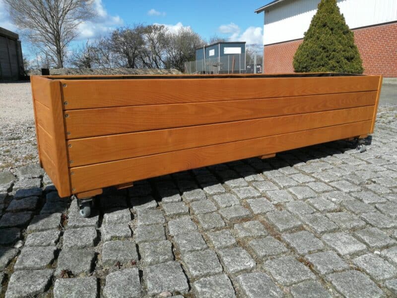 Plantekasser Eivind, 150x30x36cm, Robinie/Olieret