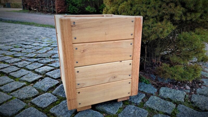 Plantekasse Eivind 30x30x40, Robinie, Natur eller Behandlet - Billede 6