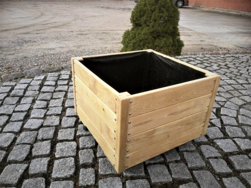Plantekasse Eivind 60x60x40cm, Robinie, Natur eller behandlet - Billede 2