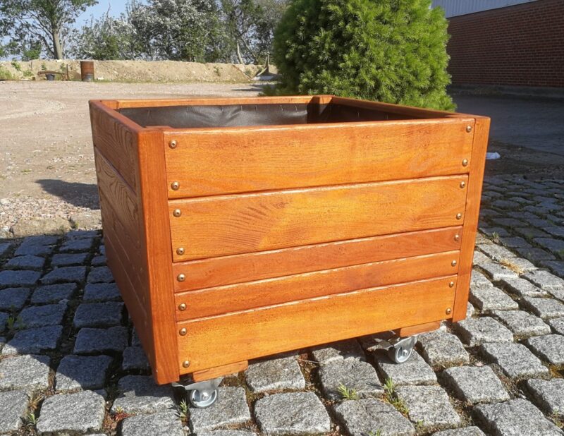 Plantekasse Eivind 60x60x40cm, Robinie, Natur eller behandlet - Billede 4