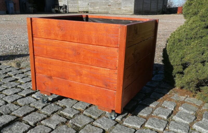 Plantekasse Eivind 60x60x40cm, Robinie, Natur eller behandlet - Billede 5