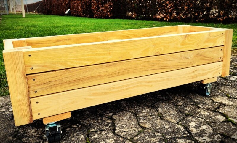Vores Bestseller Plantekasse Eivind 60 -100x30x30cm, Robinie - Billede 9