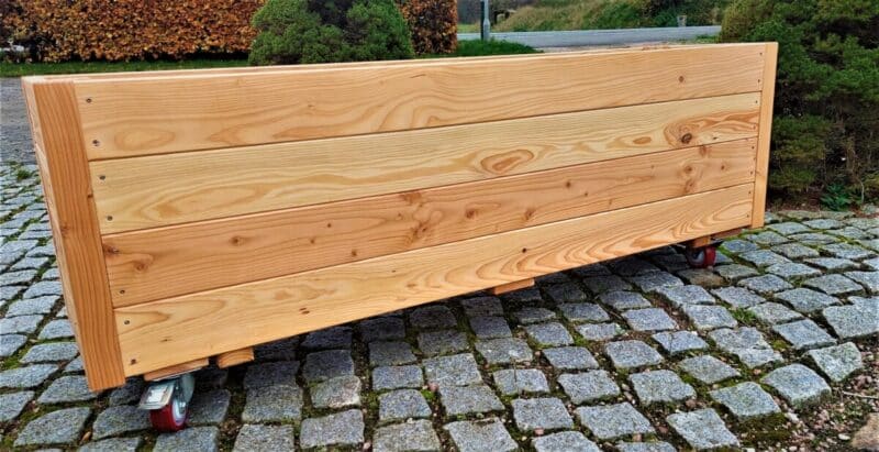Plantekasse EivindPlus 200x40x58cm Lærk/Olieret - Mængderabat - Billede 5