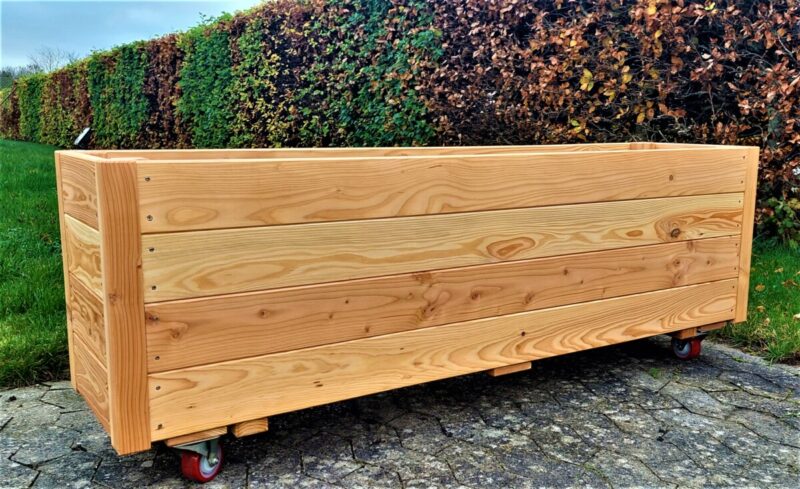 Plantekasse EivindPlus 200x40x58cm Lærk/Olieret - Mængderabat - Billede 6