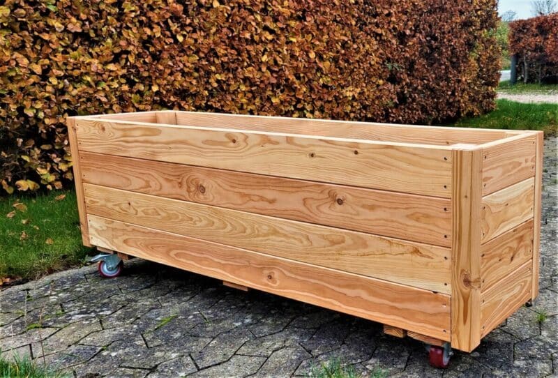 Plantekasse EivindPlus 200x40x58cm Lærk/Olieret - Mængderabat - Billede 4