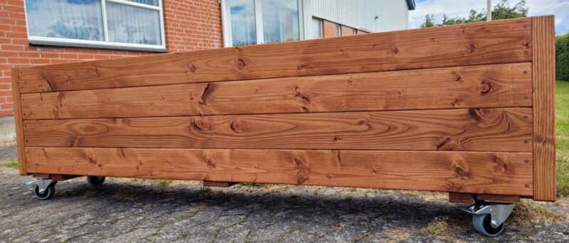 Plantekasse EivindPlus 200x40x58cm Lærk/Olieret - Mængderabat - Billede 8