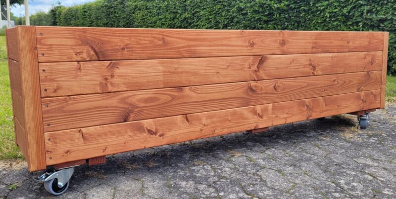 Plantekasse EivindPlus 200x40x58cm Lærk/Olieret - Mængderabat - Billede 7