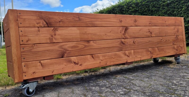 Plantekasse EivindPlus 200x40x58cm Lærk/Olieret - Mængderabat - Billede 2