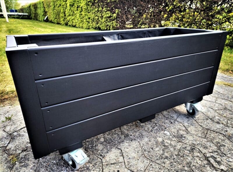 Plantekasse EivindPlus 80x40x40cm, Robinie/Sort