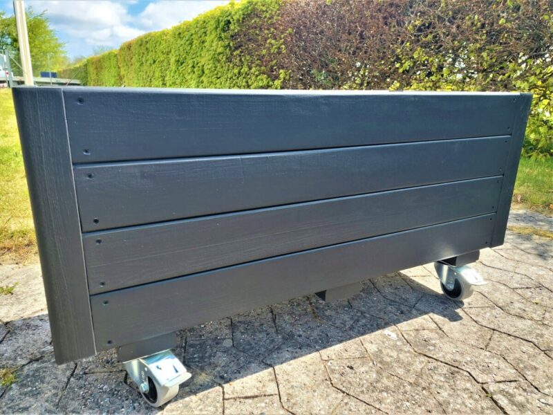Plantekasse EivindPlus 80x40x40cm, Robinie/Sort - Billede 9