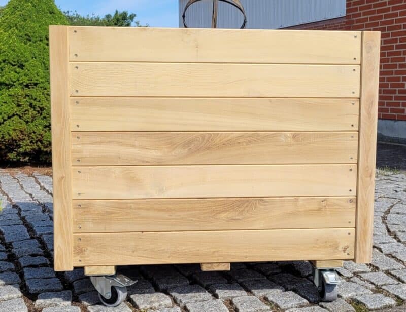 Plantekasse EivindPlus 90x90x70cm, Natur/Olieret - Billede 3