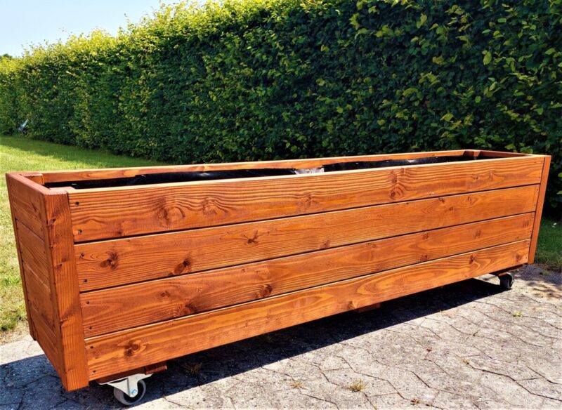 Plantekasse EivindPlus 200x40x58cm Lærk/Olieret - Mængderabat - Billede 10