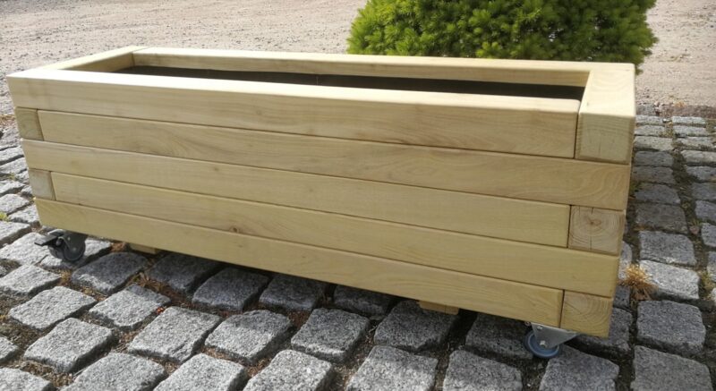 Plantekasse Fulla 80x30x30cm Sort eller Antracitgrå - Billede 3