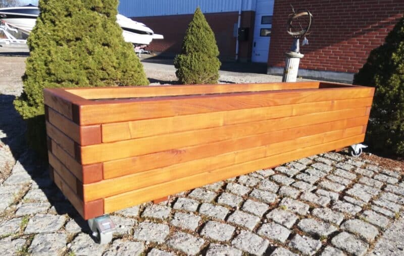 Plantekasse Hjalmar 200x40x36cm, Robinie - Billede 4