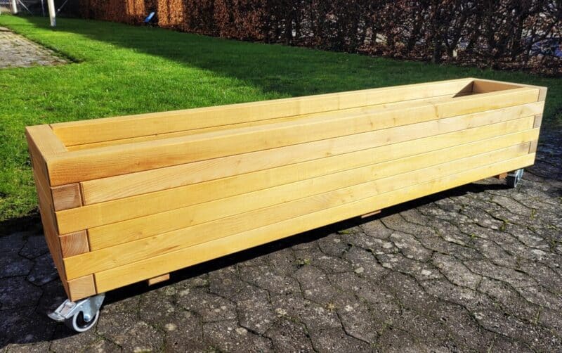 Plantekasse Hjalmar 200x40x36cm, Robinie - Billede 2