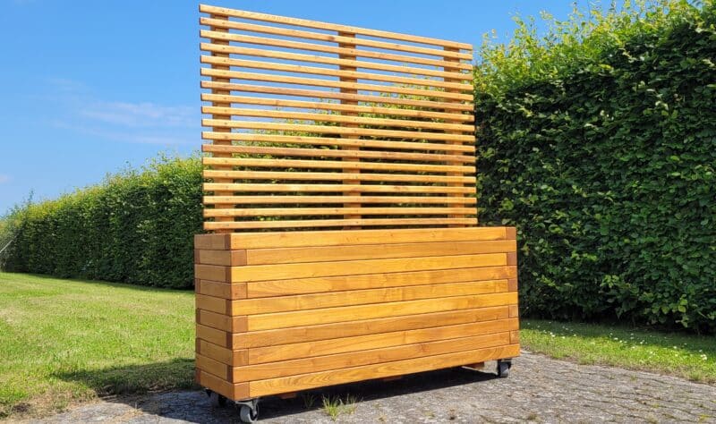 Plantekasse Hjalmar med espalier/Robinie/Natur eller behandlet