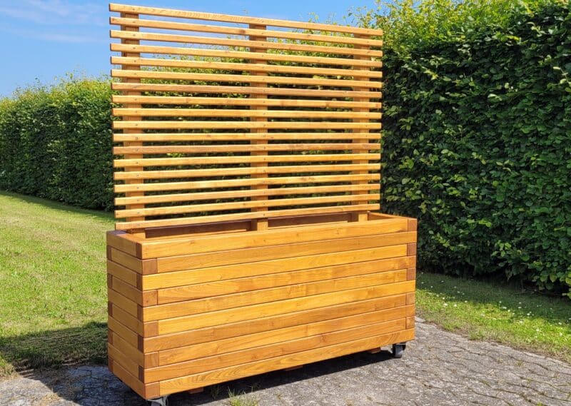 Plantekasse Hjalmar med espalier/Robinie/Natur eller behandlet - Billede 2