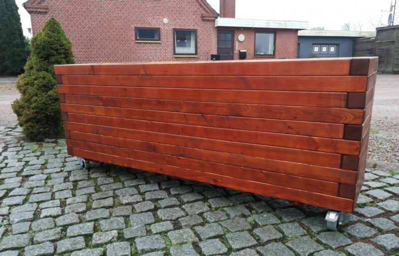 Plantekasse Brokk 180x40x60cm, Flere farver, På hjul